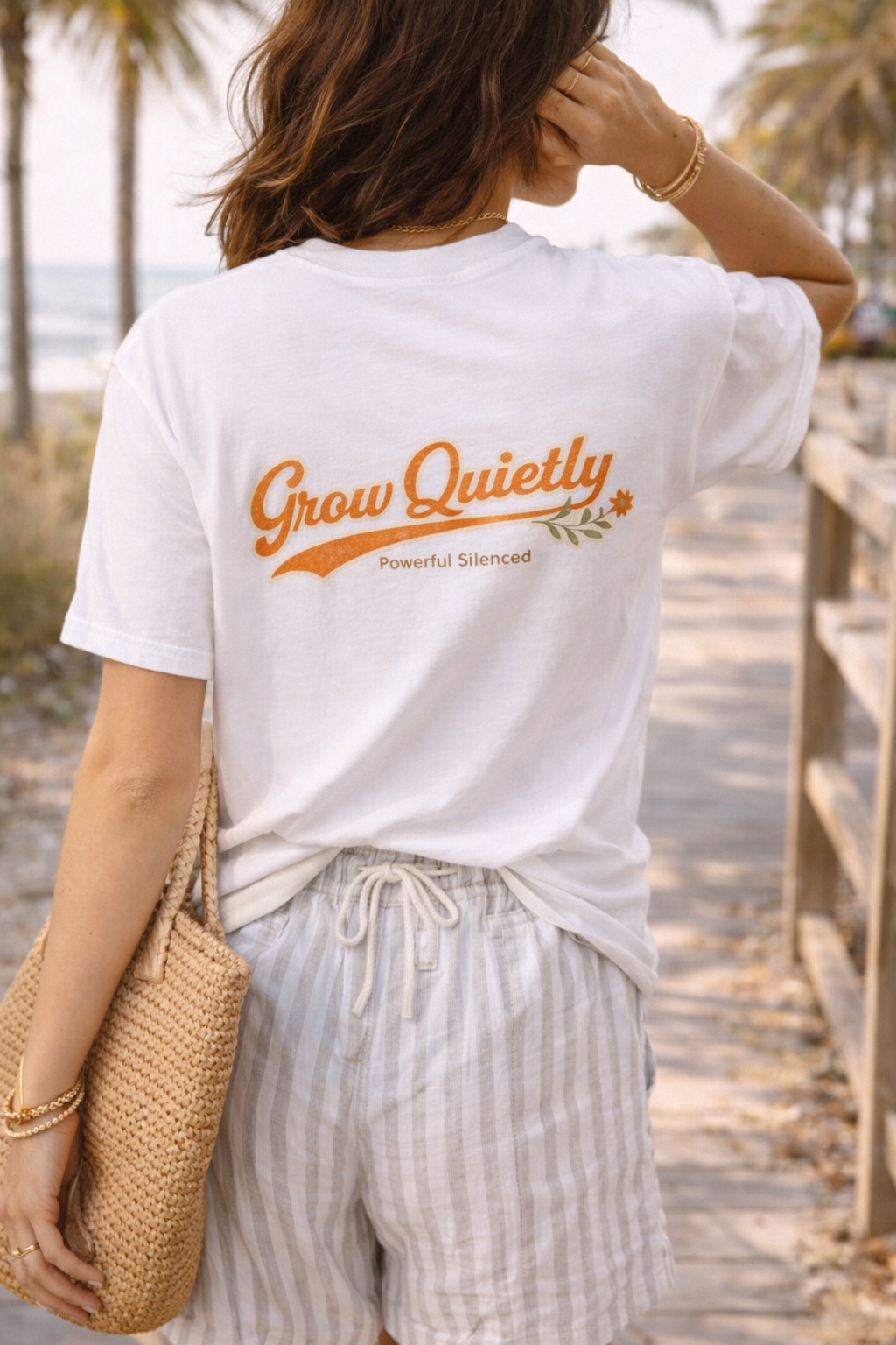 Grow Quietly Heavyweight Tee
