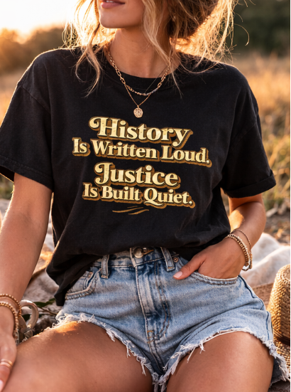History Is Written Loud Crop Top