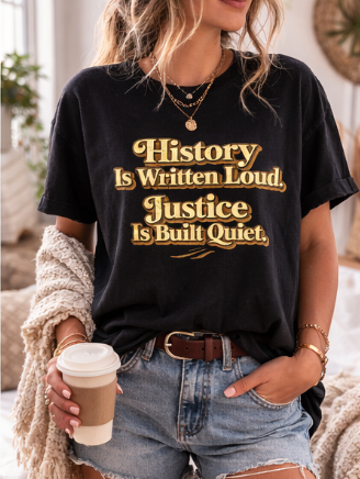 History Is Written Loud Crop Top