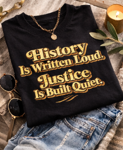 History Is Written Loud Crop Top