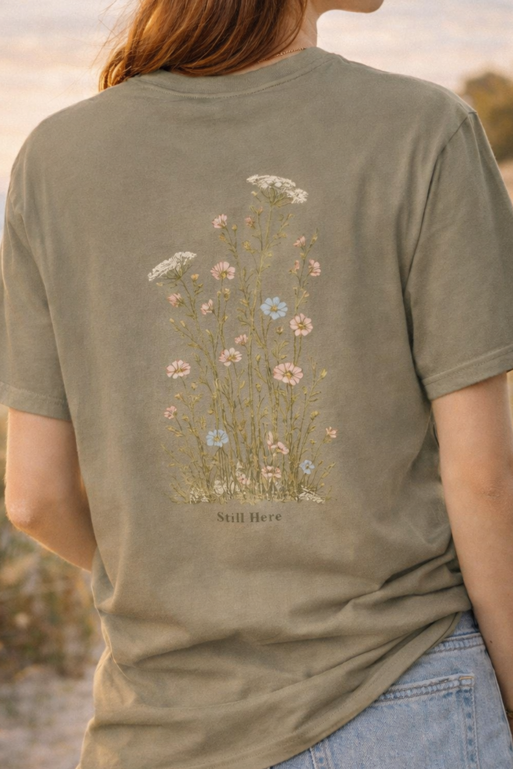 Still Here Heavyweight Tee